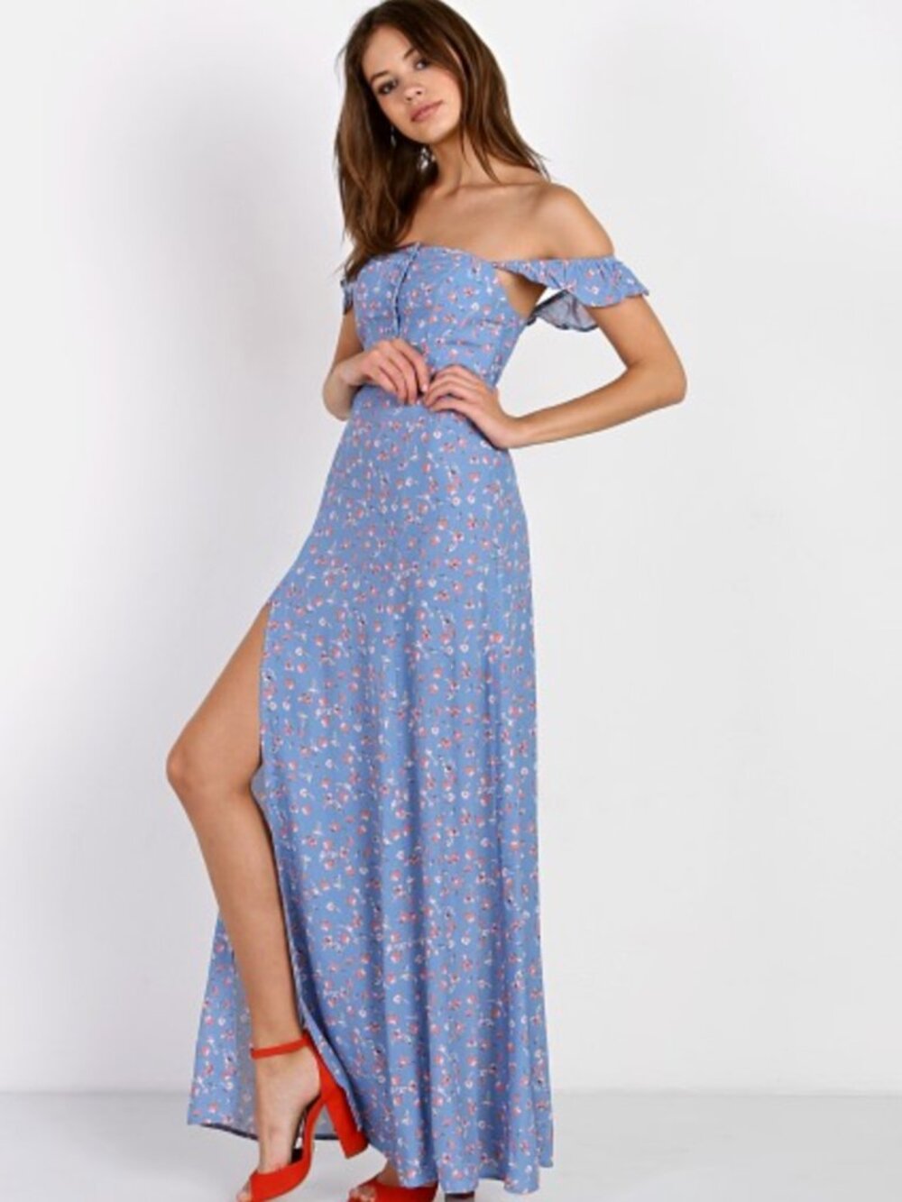FLYNN SKYE Bella Maxi Falling Flora